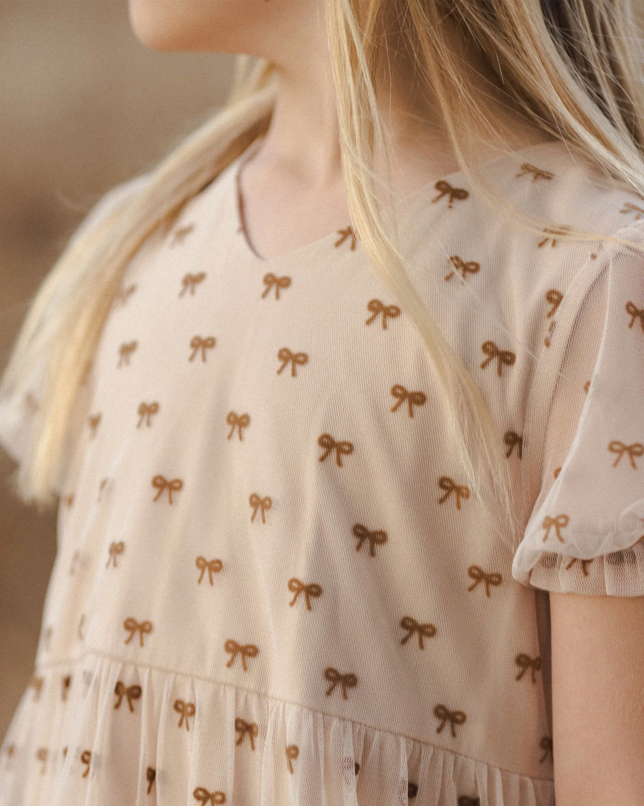 Antique Bow Dottie Dress