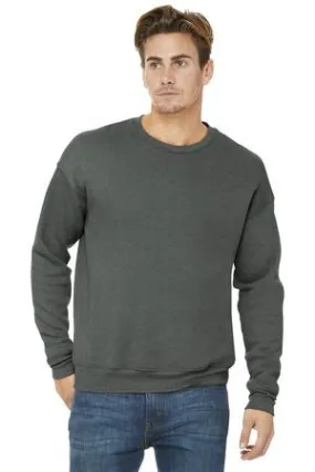 BELLA CANVAS Unisex Sponge Fleece Drop Shoulder Sweatshirt Deep Heather.33001