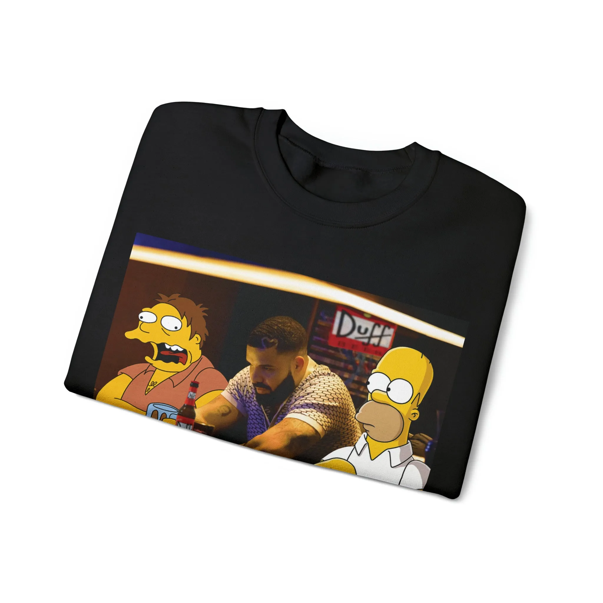 Drake at Moe's Simpsons Unisex Crewneck Sweatshirt