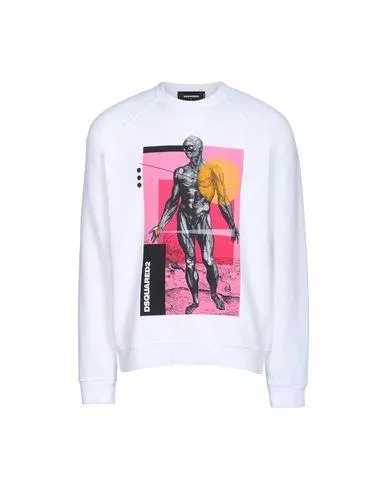 Dsquared2 Man Sweatshirt White L INT