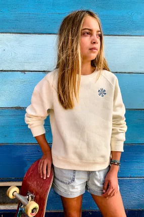 Girls Truly Stokin Sweatshirt - Cloud