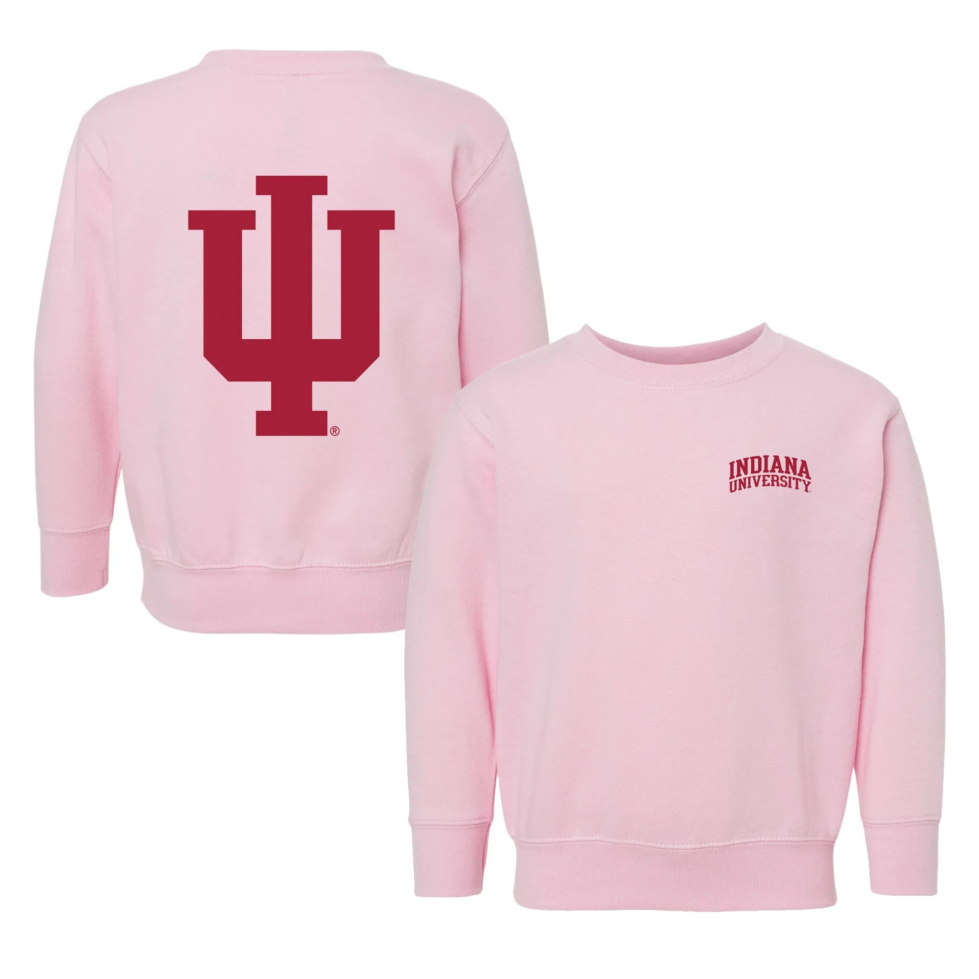 Indiana Hoosiers Logo Toddler Crewneck Sweatshirt