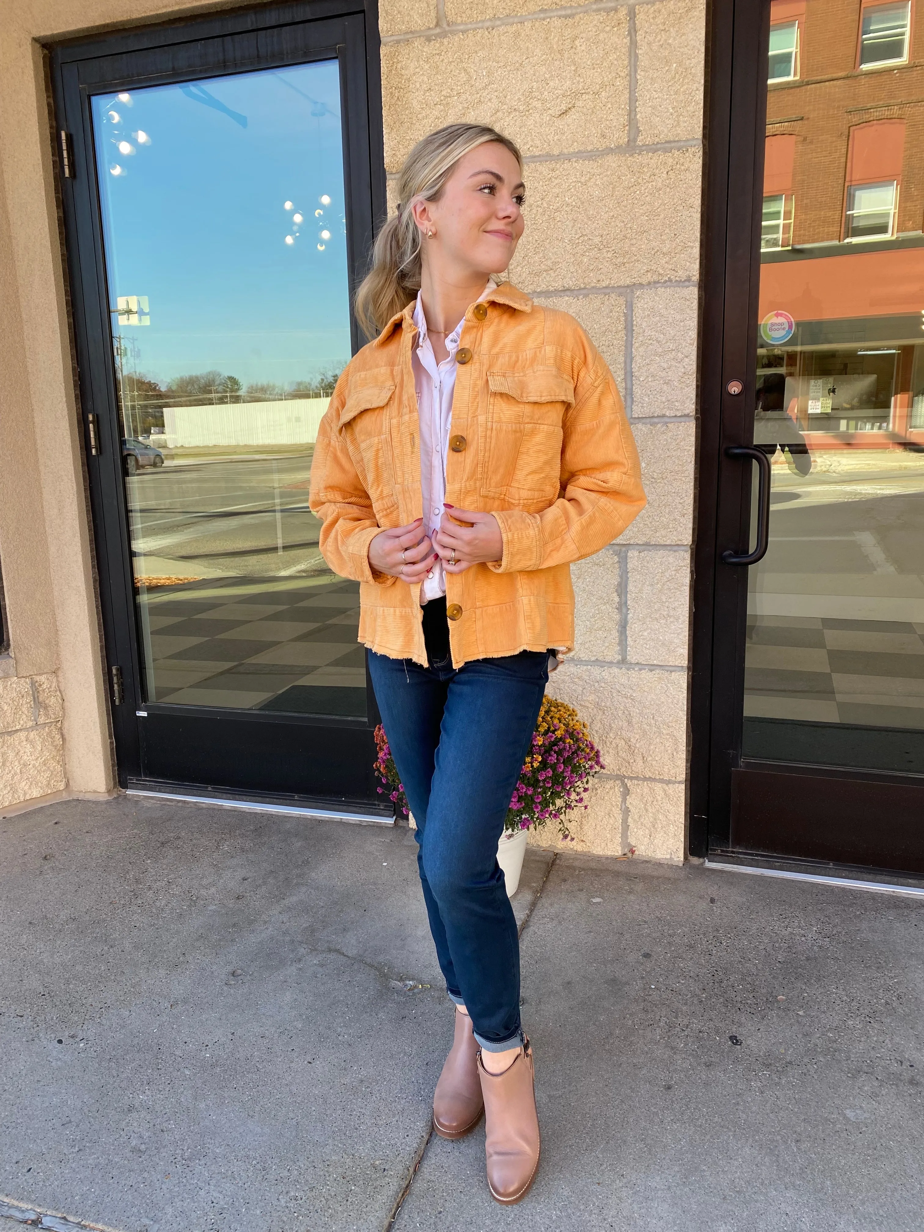 Ivy Jane Patch Corduroy Jacket