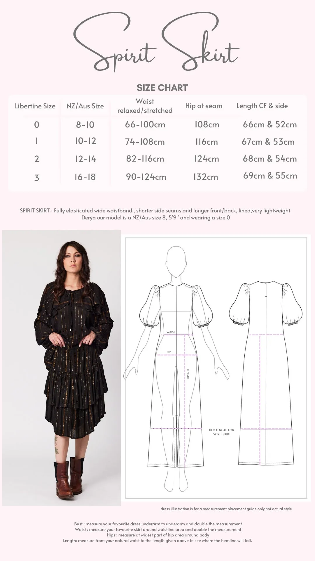 Spirit Skirt - Black Gold