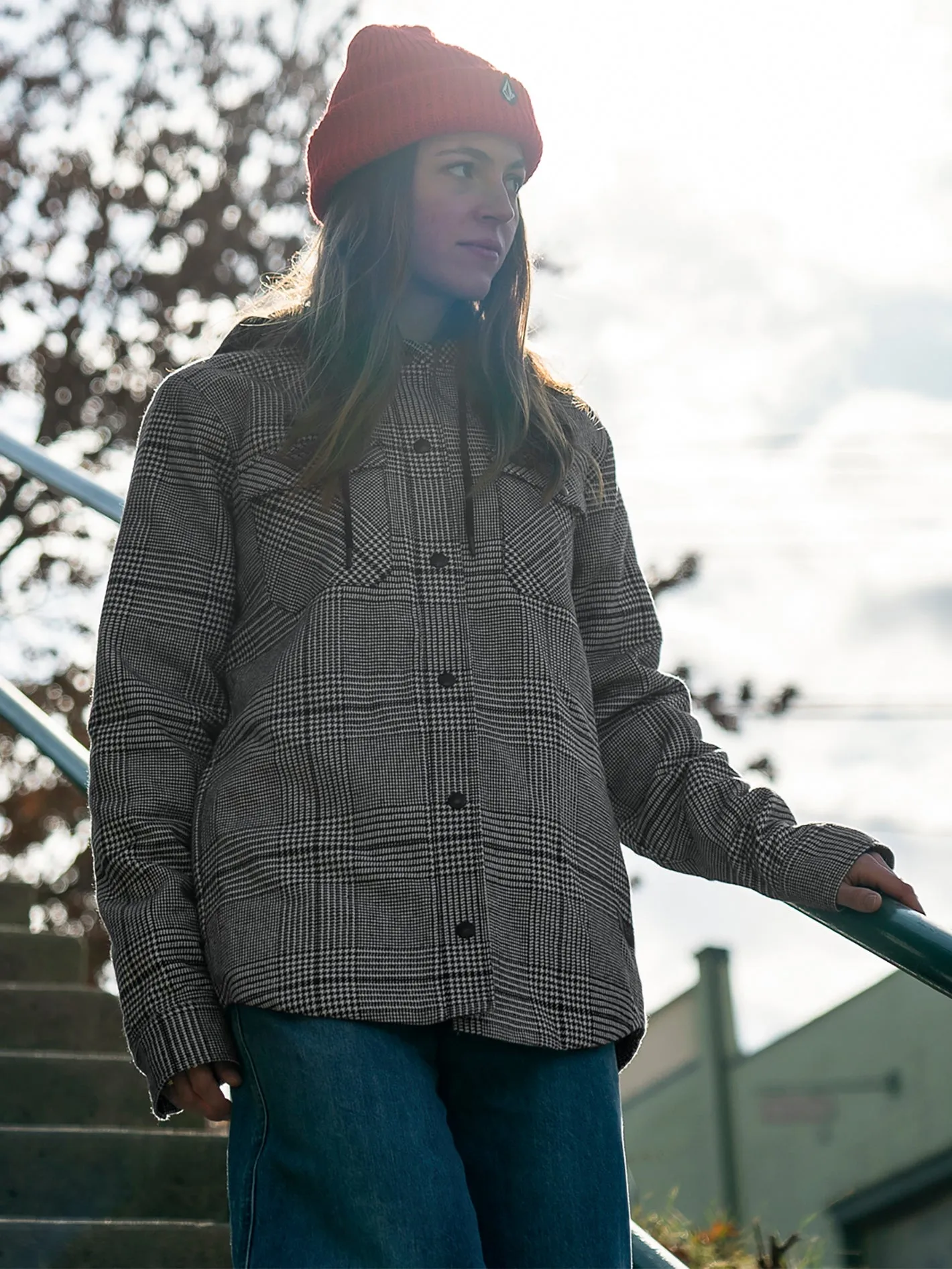 Womens Insulated Flannel - Moonbeam